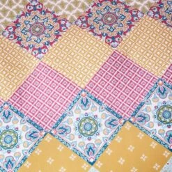 Global Patchwork Duvet Cover And Pillowcase Set -DUNELM Furniture Shop 30862359 alt04