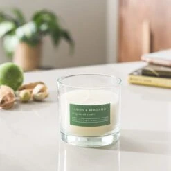 Lemon & Bergamot Candle -DUNELM Furniture Shop 30864516 alt01