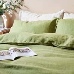 Linen Duvet Cover And Pillowcase Set -DUNELM Furniture Shop 30866347 alt02