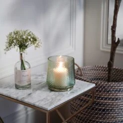 Elm Embossed Candle Holder -DUNELM Furniture Shop 30867660 alt01