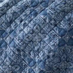 Edie Blue Bedspread -DUNELM Furniture Shop 30868260 alt02