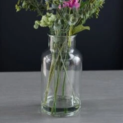 Artificial Multicoloured Wildflower Bouquet In Glass Vase -DUNELM Furniture Shop 30869207 alt03