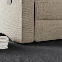 Taylor Chunky Chenille Manual Recliner 2 Seater Sofa, Dark Natural -DUNELM Furniture Shop 30869879 alt04