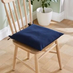 Set Of 2 Plain Seat Pad Covers -DUNELM Furniture Shop 30870176 alt01