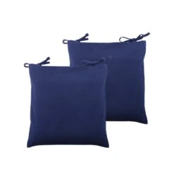 Set Of 2 Plain Seat Pad Covers -DUNELM Furniture Shop 30870176 alt02