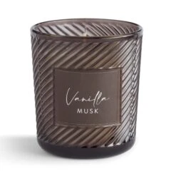 Vanilla Sugar Twist Glass Candle -DUNELM Furniture Shop 30870995 alt03