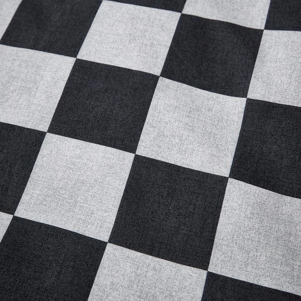 Checkerboard Duvet Cover & Pillowcase Set 6 Checkerboard Duvet Cover & Pillowcase Set - Image 4