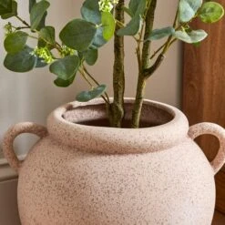 Wide Stone Vase With Handles -DUNELM Furniture Shop 30873663 alt01