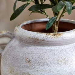 Wide Stone Vase With Handles -DUNELM Furniture Shop 30873665 alt01