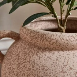 Wide Stone Vase With Handles -DUNELM Furniture Shop 30873666 alt01