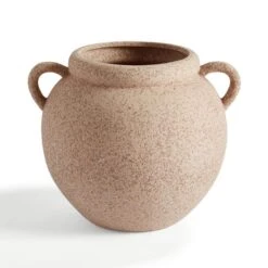 Wide Stone Vase With Handles -DUNELM Furniture Shop 30873666 alt02