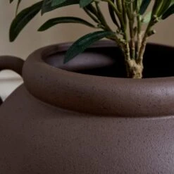 Wide Stone Vase With Handles -DUNELM Furniture Shop 30873667 alt01