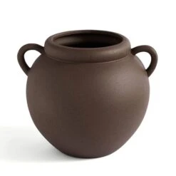 Wide Stone Vase With Handles -DUNELM Furniture Shop 30873667 alt02