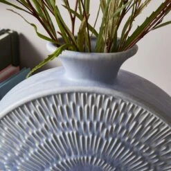 Zen Round Stoneware Vase -DUNELM Furniture Shop 30873686 alt01