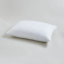 Hotel Luxury Cotton Duck Feather & Down Side Sleeper Pillow -DUNELM Furniture Shop 30873892 alt04