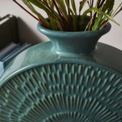 Zen Round Stoneware Vase -DUNELM Furniture Shop 30874450 alt01