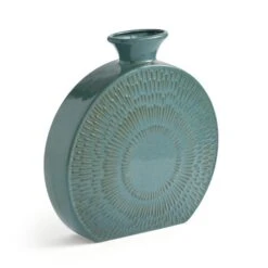 Zen Round Stoneware Vase -DUNELM Furniture Shop 30874450 alt03