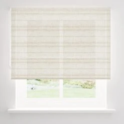 Semi Sheer Durbury Natural Roller Blind -DUNELM Furniture Shop 30874612 alt03