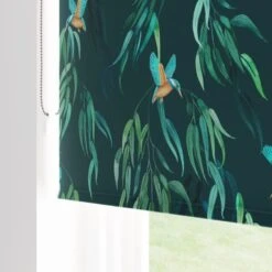 Kingfisher Blackout Roller Blind -DUNELM Furniture Shop 30874729 alt04