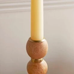 Wooden Candlestick Holder -DUNELM Furniture Shop 30874914 alt02
