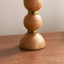 Wooden Candlestick Holder -DUNELM Furniture Shop 30874914 alt03