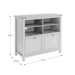 Olney Compact Storage Cabinet, Stone -DUNELM Furniture Shop 30876345 alt09