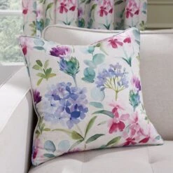 Summer Bloom Pencil Pleat Curtains -DUNELM Furniture Shop 30876597 alt07
