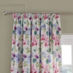 Summer Bloom Pencil Pleat Curtains -DUNELM Furniture Shop 30876636