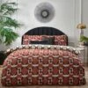 Furn. Avalon Duvet Cover And Pillowcase Set Brick -DUNELM Furniture Shop 30876779