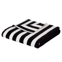 Style Sisters Knitted Stripe Throw -DUNELM Furniture Shop 30877089 alt03
