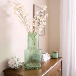 Dimpled Glass Vase -DUNELM Furniture Shop 30877714