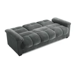 Margo Velvet With Storage Double Sofa Bed -DUNELM Furniture Shop 30879869 alt04