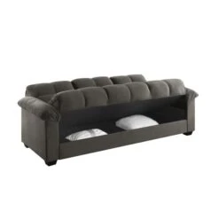 Margo Velvet With Storage Double Sofa Bed -DUNELM Furniture Shop 30879870 alt03