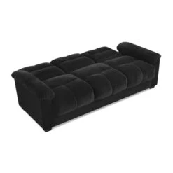 Margo Velvet With Storage Double Sofa Bed -DUNELM Furniture Shop 30879901 alt04