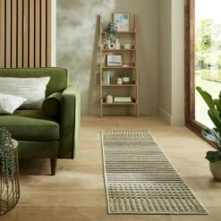 Fletcher Stripe Washable Runner -DUNELM Furniture Shop 30880171