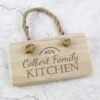 Personalised Kitchen Wooden Sign -DUNELM Furniture Shop 30880815