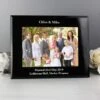 Personalised Black Glass Landscape Photo Frame -DUNELM Furniture Shop 30880885