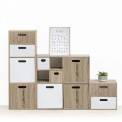 Mix And Modul Cube Organiser 2 Shelf Unit -DUNELM Furniture Shop 30885499 alt02