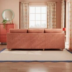 Hattie Slub Faux Linen Corner Chaise -DUNELM Furniture Shop 30886242 alt03