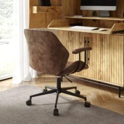 Clement Faux Leather Office Chair -DUNELM Furniture Shop 30886352 alt01