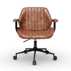 Clement Faux Leather Office Chair -DUNELM Furniture Shop 30886352 alt06
