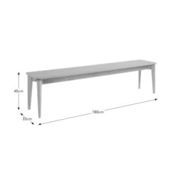 Hudson 2-3 Seater Dining Bench -DUNELM Furniture Shop 30888473 alt09