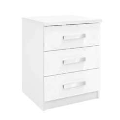 Harmony Sudbury 3 Drawer Bedside Table