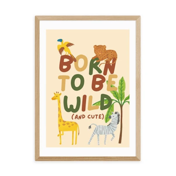East End Prints Born To Be Wild Cute Print By Mother & Sun Studio 14 East End Prints Born To Be Wild Cute Print By Mother & Sun Studio - Image 12