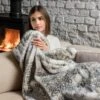 Dreamland IntelliHeat Fallow Deer Faux Fur Heated Throw -DUNELM Furniture Shop 30893778