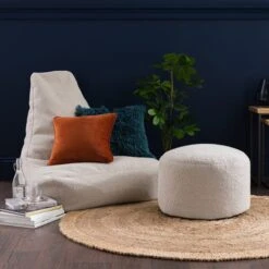 Sherpa Pouffe -DUNELM Furniture Shop 30894105 alt05