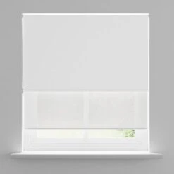 Luna And Sheer Double Roller Blind 30 Luna And Sheer Double Roller Blind -DUNELM Furniture Shop 30894498 alt02