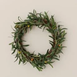 Churchgate Artificial Olive Wreath -DUNELM Furniture Shop 30894727 alt03