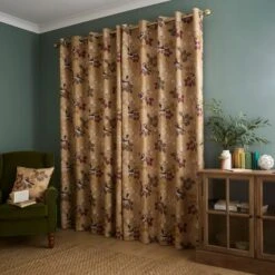 House Sparrow Bird Eyelet Curtains -DUNELM Furniture Shop 30895491 alt04