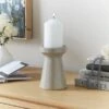 Reactive Glaze Ceramic Pillar Candle Holder -DUNELM Furniture Shop 30896018